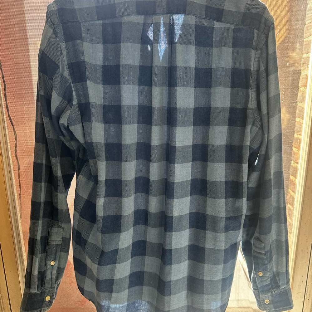 Polo by Ralph Lauren Men's Blue Checkered Shirt - Picture 3 of 4